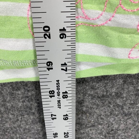 Lady Hagen Skirts Women's 12 Green White Striped Zip Lined Shorts Sport Cotton - Picture 5 of 9